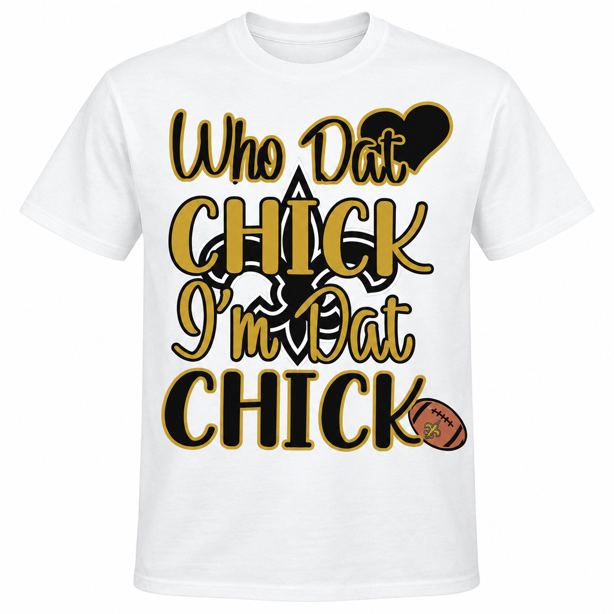 Who Dat Chick I’m Dat Chick Shirt