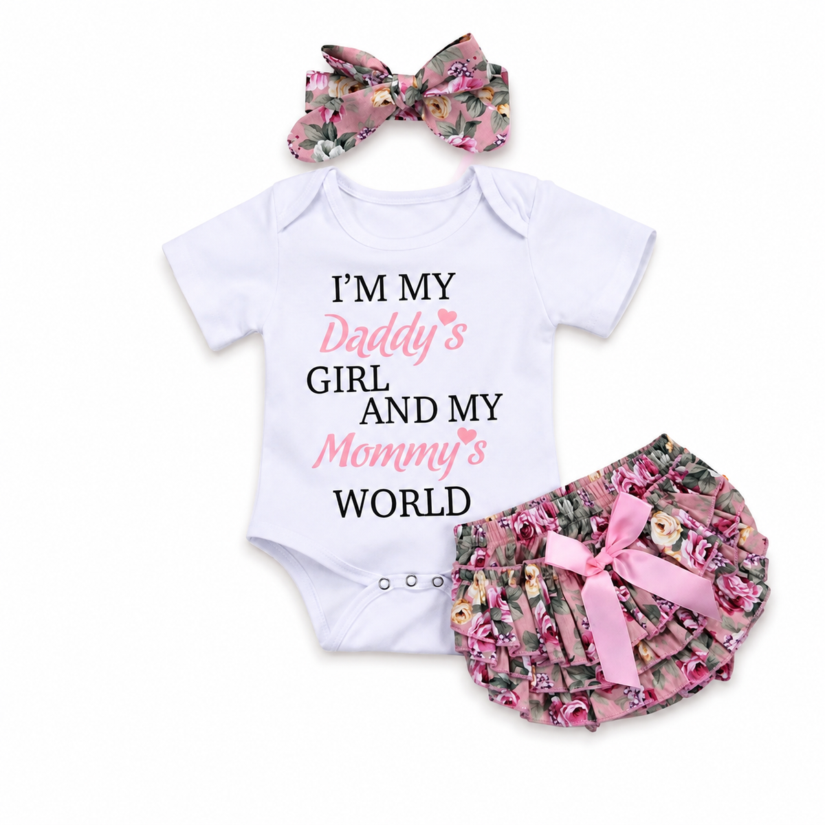 Daddy’s Girl Floral Outfit Set