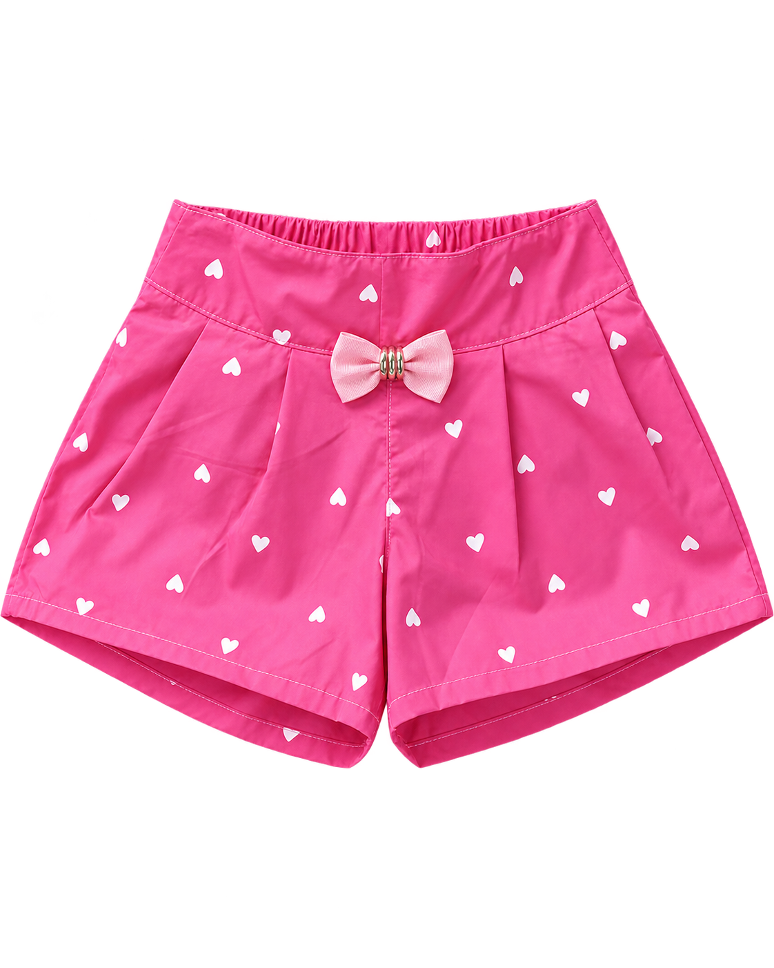Girls Bow Pattern Shorts