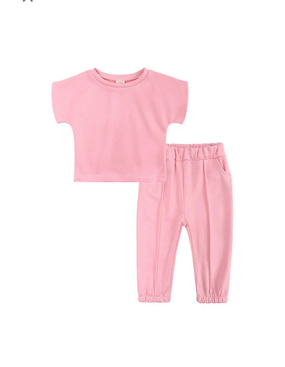 Everyday Comfort Two-Piece Set-Pink