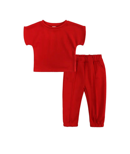 Everyday Comfort Two-Piece Set -Red