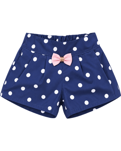Girls Bow Pattern Shorts