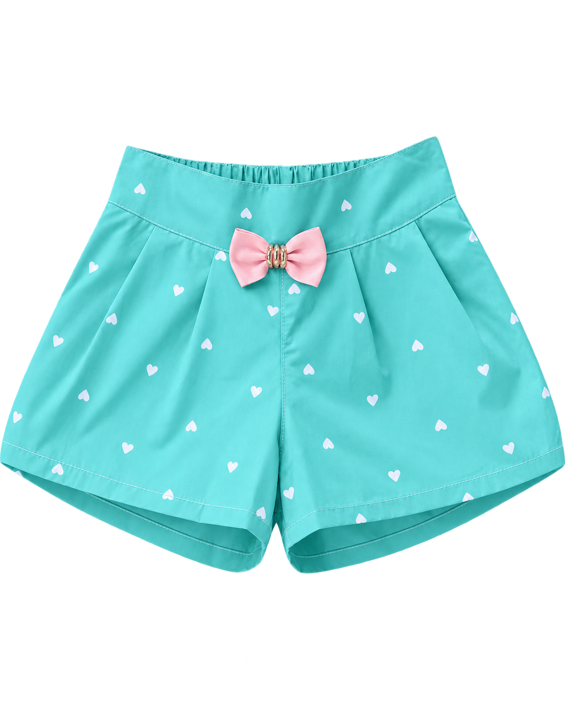 Girls Bow Pattern Shorts