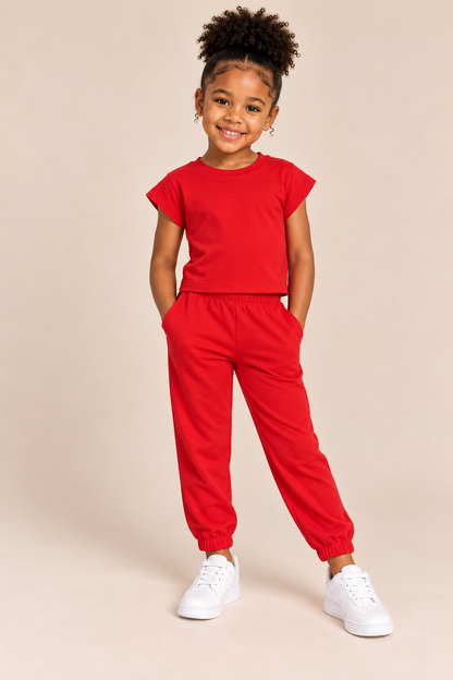 Everyday Comfort Two-Piece Set -Red