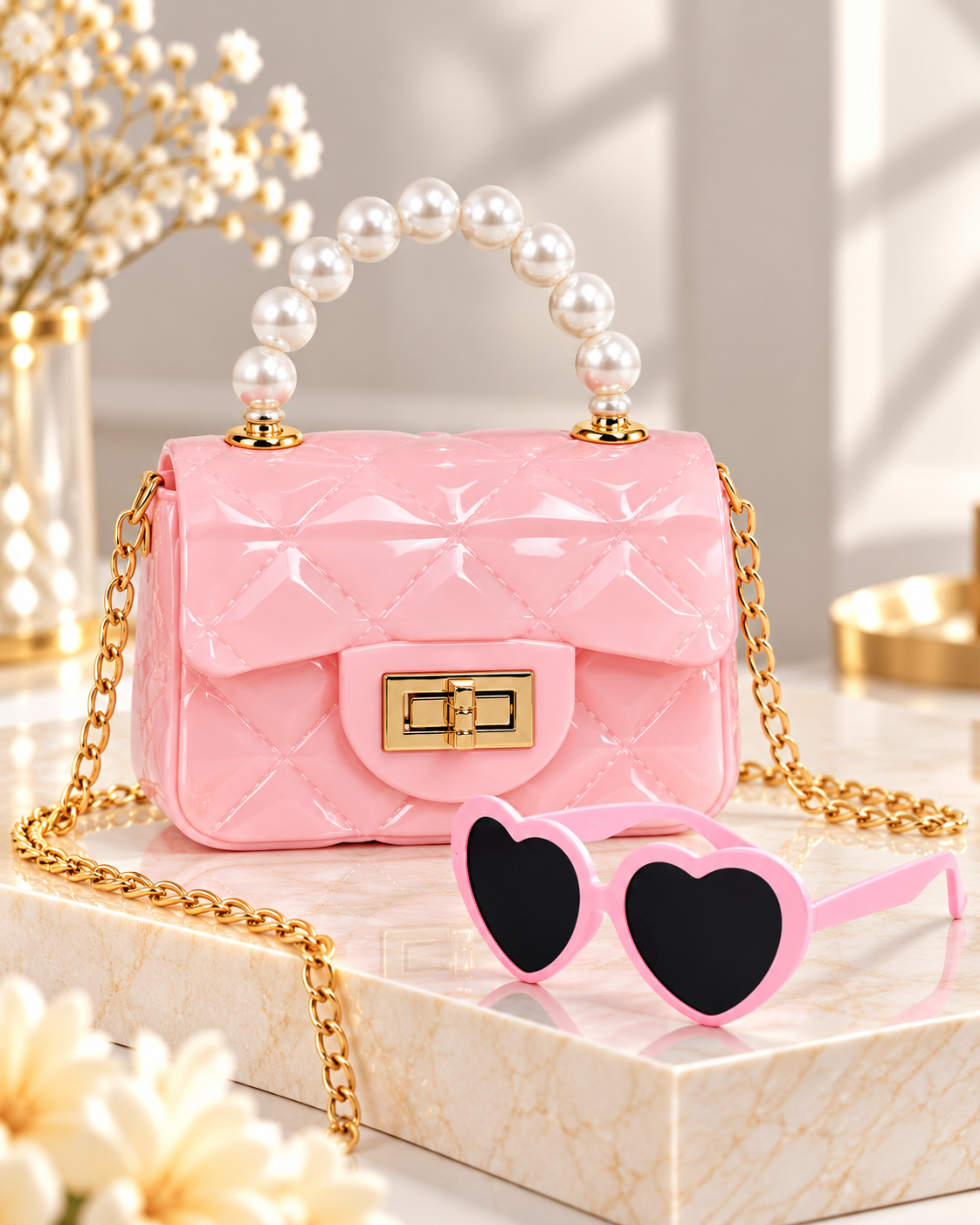 Mini Purse & Shades Set