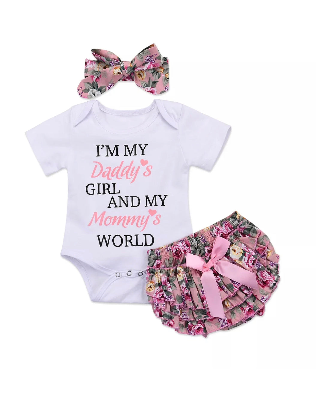 Daddy’s Girl Mommy’s World 3-Piece Set